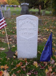 Capt. George Conger, who died in 1895, is buried in the Greenwood Cemetery. 